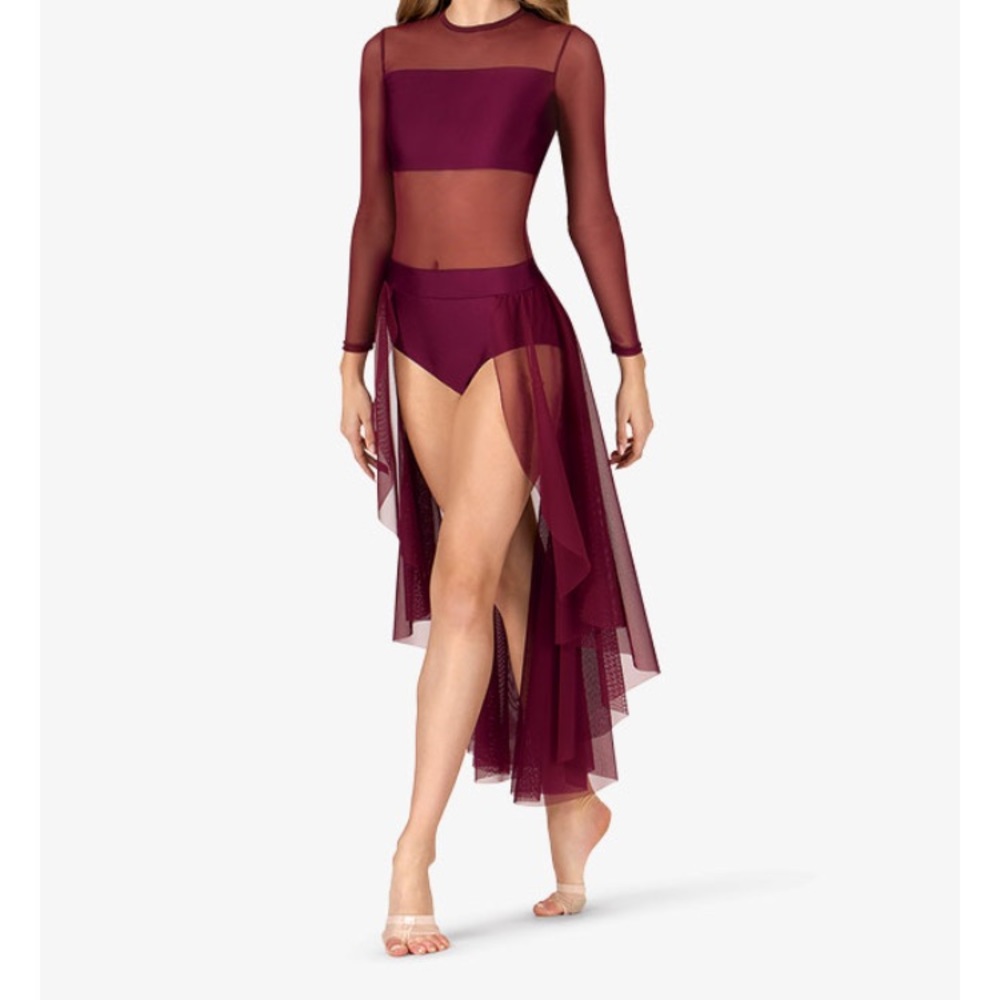 COPY - High-Low Dance Bodysuit Dress
